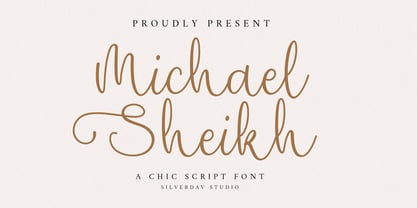 Michael Sheikh Font Poster 1