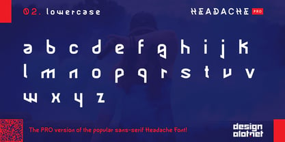 Headache PRO Font Poster 3