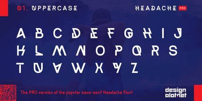 Headache PRO Font Poster 2