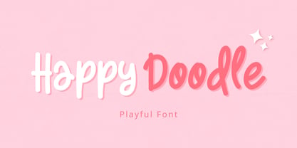 Happy Doodle Font Poster 1