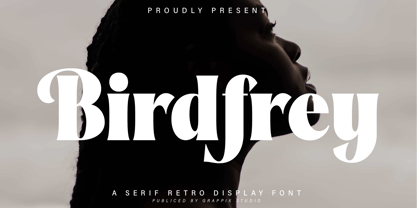 Birdfrey Font Poster 1