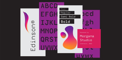 MGN Edinson Monospace Font Poster 2