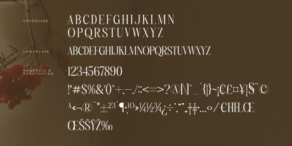 Charthe Font Poster 7