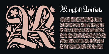 Kingfall Font Poster 3