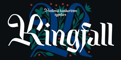 Kingfall Font Poster 1