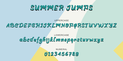 Summer Jumps Font Poster 5