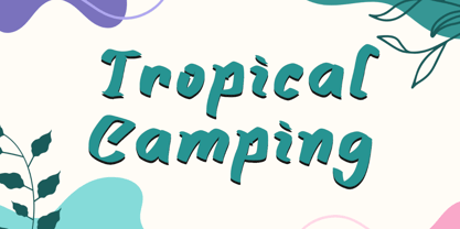 Summer Jumps Font Poster 2