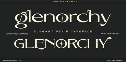Glenorchy Font Poster 1
