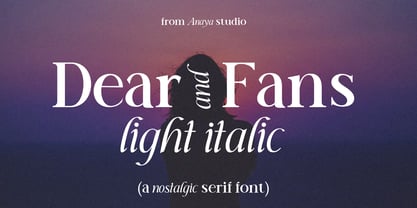 Dear And Fans Font Poster 1