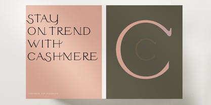 Cashmere Font Poster 3