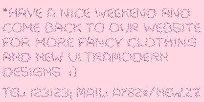 Cozy Sweater Font Poster 11
