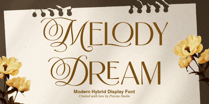 Melody Dream Font Poster 1