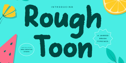 Rough Toon Font Poster 1