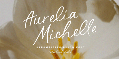 Aurelia Michelle Font Poster 1