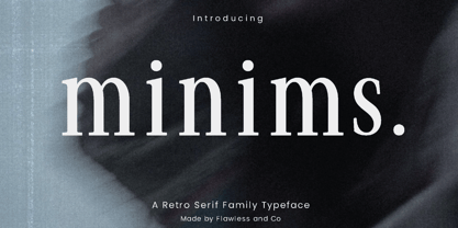 Minims Font Poster 1