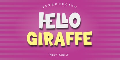 Hello Giraffe Police Poster 1