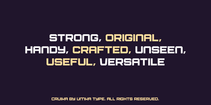 Cruika Font Poster 8