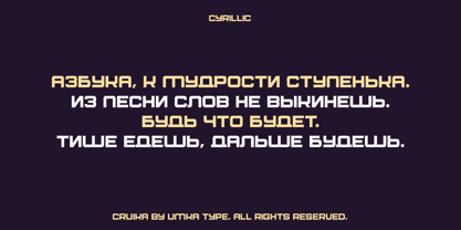 Cruika Font Poster 6