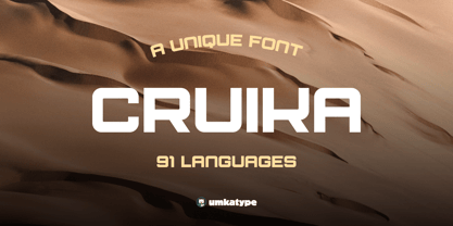 Cruika Font Poster 1