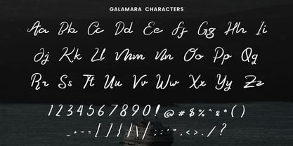 Galamara Font Poster 3