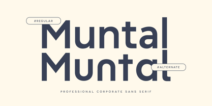 Muntal Font Poster 1