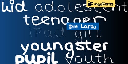 Die Lara Font Poster 5