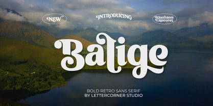 Balige Font Poster 1