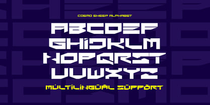 Cosmo Sheep Font Poster 2