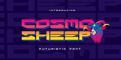 Cosmo Sheep Font Poster 1