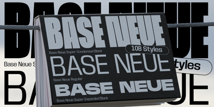 Base Neue Font Poster 1