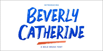 Beverly Catherine Font Poster 1