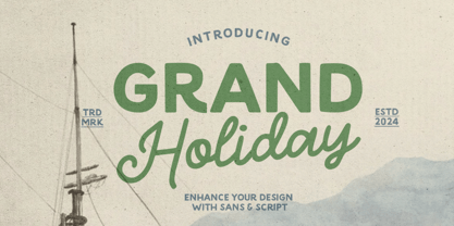 Grand Holiday Font Poster 1