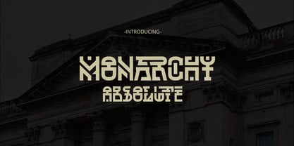 Monarchy Absolute Font Poster 1