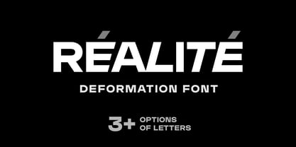Realite Font Poster 1