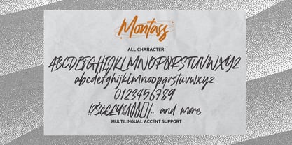 Montass Font Poster 6