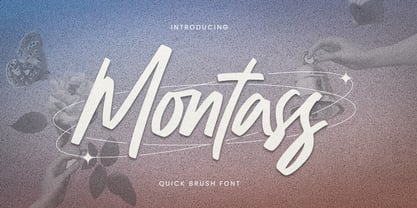 Montass Font Poster 1