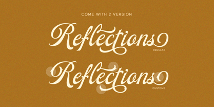 Beauty Reflections Font Poster 10