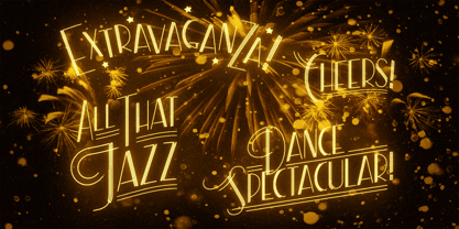 New Year Deco Font Poster 3
