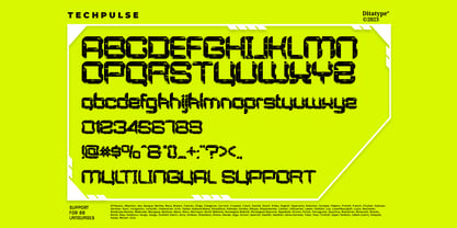 Techpluse Font Poster 9