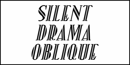 Silent Drama JNL Font Poster 4
