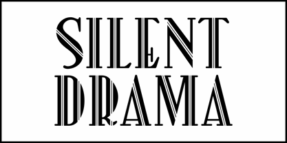 Silent Drama JNL Font Poster 2