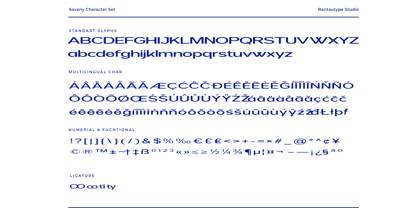 Sonety Font Poster 13