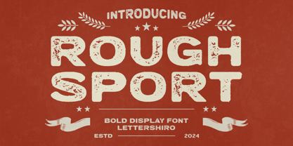 Rough Sport Font Poster 1