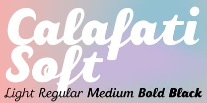Calafati Soft Font Poster 1