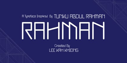 Rahman Font Poster 1