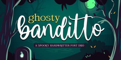 Ghosty Banditto Font Poster 1
