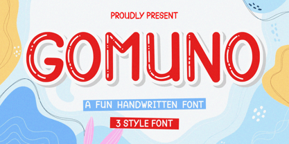 Gomuno Font Poster 1