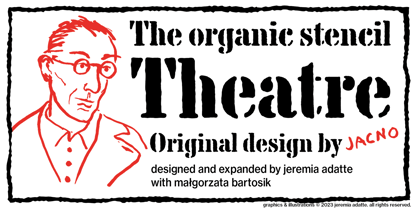 Theatre Font Poster 1