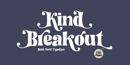 Kind Breakout Font Poster 1