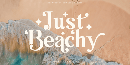 Just Beachy Font Poster 1